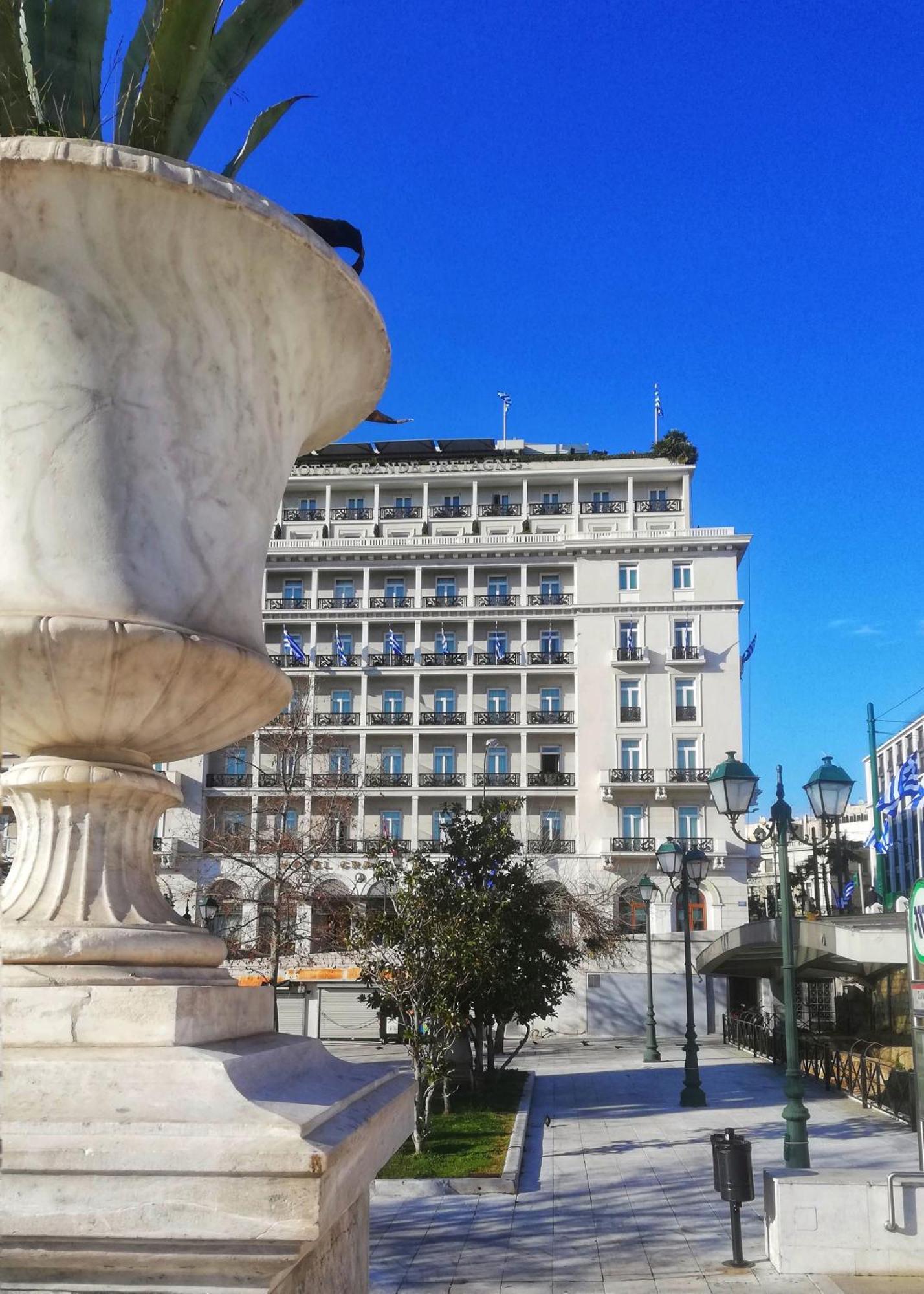 Athens *Blue Grand Suite *Di Giorgio Central Apartment Buitenkant foto